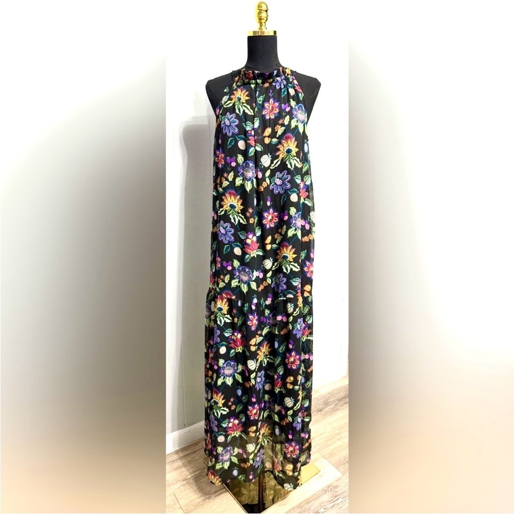 #13)   NWOT World Market Multicolor Floral Maxi dress